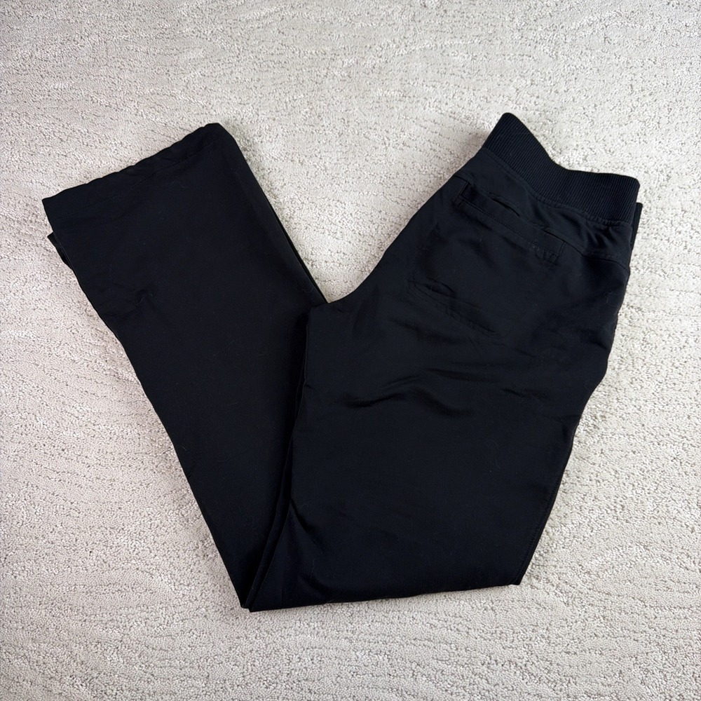 Women's Athleta Size 2‎ Midtown Trouser Pants Black Athleisure Travel